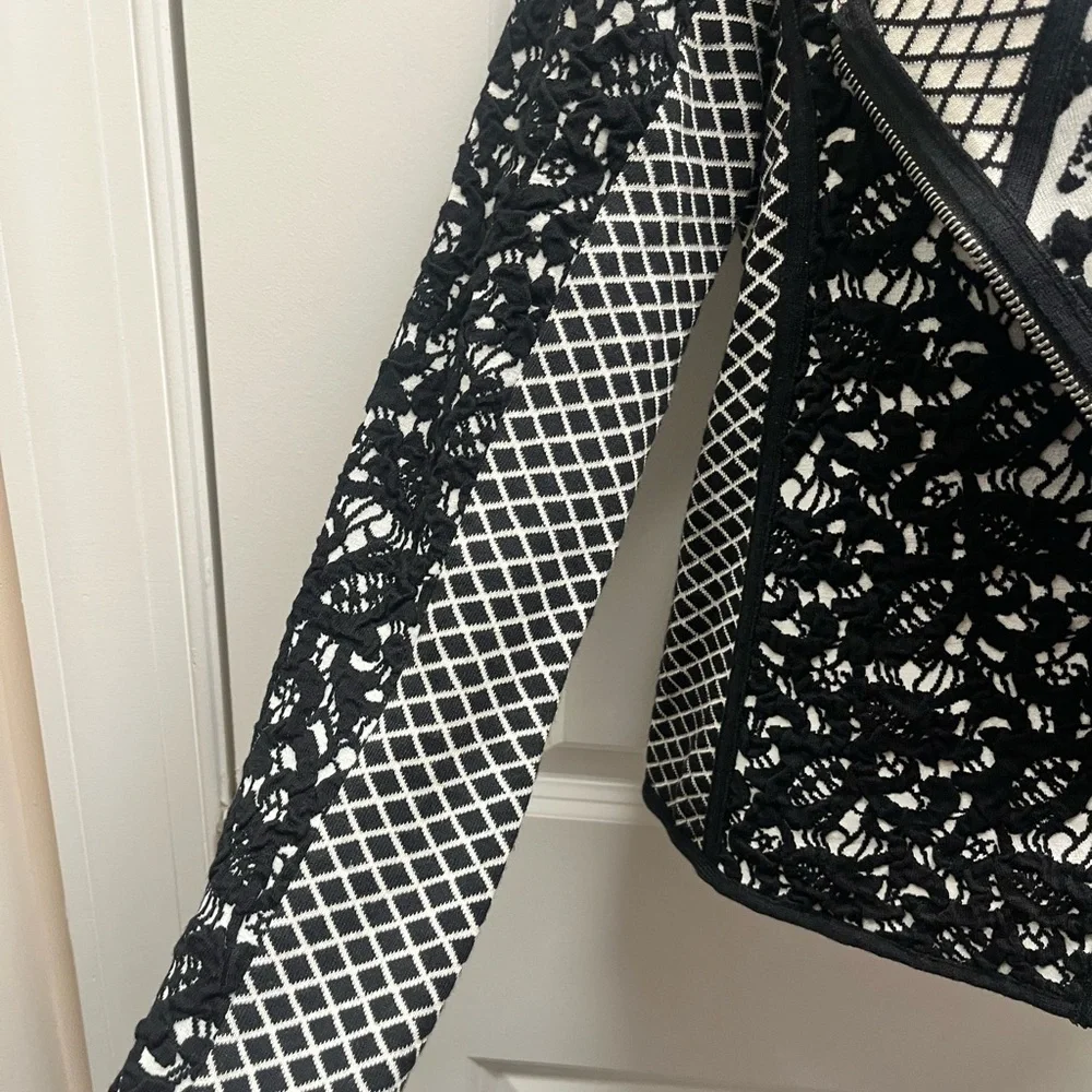 Moth (Anthropologie) Jacquard Moto jacket